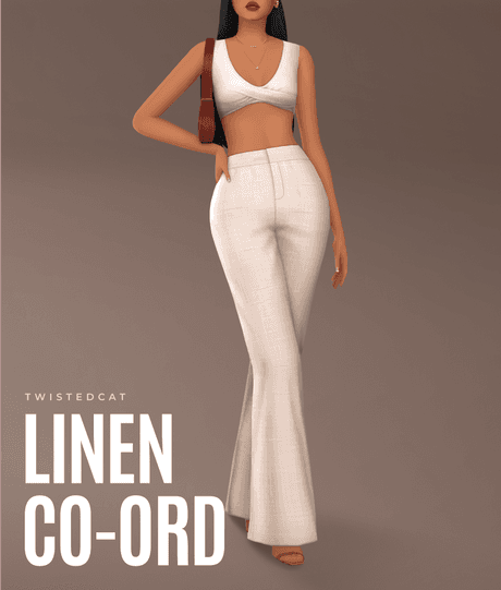 Скриншот мода Комлпект Linen Co-ord